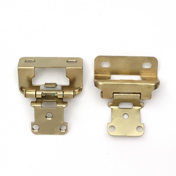[영달철물] 1/2형 오버레이 가구 경첩 2개입(골드)