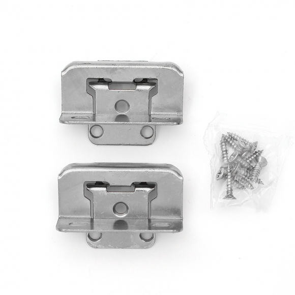 [영달철물] 1/2형 오버레이 가구 경첩 2개입(실버)