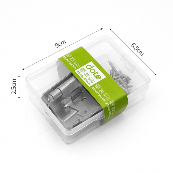 [영달철물] 1/2형 오버레이 가구 경첩 2개입(실버)