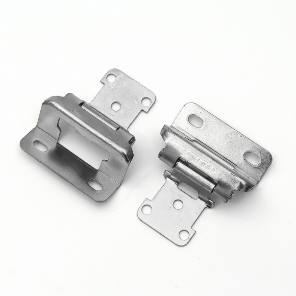 [영달철물] 1/2형 오버레이 가구 경첩 2개입(실버)