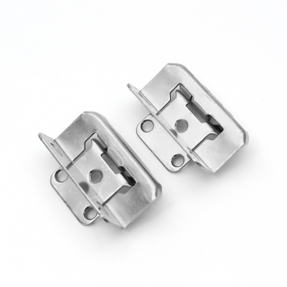 [영달철물] 1/2형 오버레이 가구 경첩 2개입(실버)