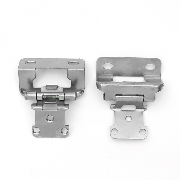 [영달철물] 1/2형 오버레이 가구 경첩 2개입(실버)