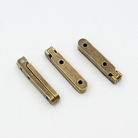 [영달철물] 90도 소품 경첩 10세트(브론즈)