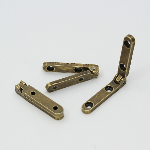 [영달철물] 90도 소품 경첩 10세트(브론즈)