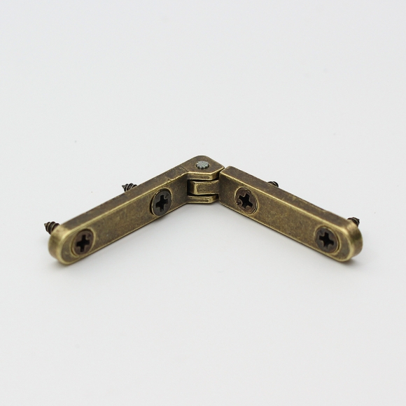 [영달철물] 90도 소품 경첩 10세트(브론즈)