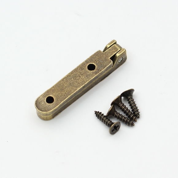 [영달철물] 90도 소품 경첩 10세트(브론즈)