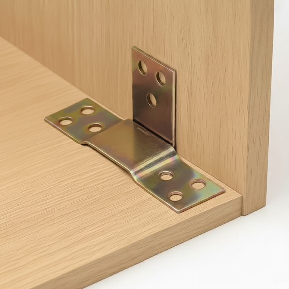 [영달철물] 탈착식 ㄱ자 커넥팅 브라켓 20세트(76mm)