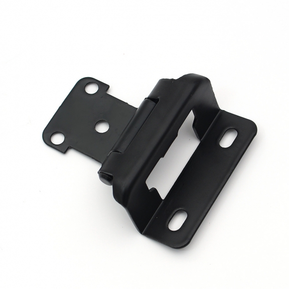 [영달철물] 1/2형 오버레이 가구 경첩 2개입(블랙)