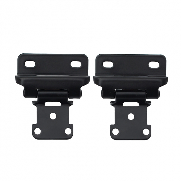 [영달철물] 1/2형 오버레이 가구 경첩 2개입(블랙)