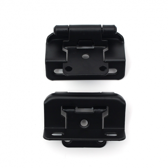 [영달철물] 1/2형 오버레이 가구 경첩 2개입(블랙)