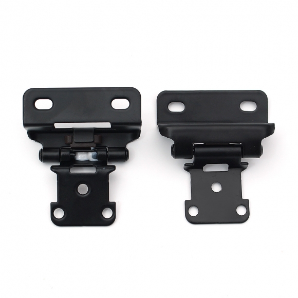[영달철물] 1/2형 오버레이 가구 경첩 2개입(블랙)