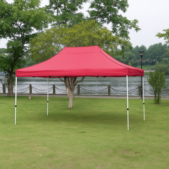 행사용 접이식 캐노피 천막(300x400cm) (레드)