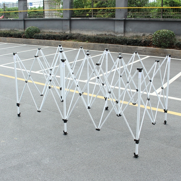 행사용 접이식 캐노피 천막(300x600cm) (레드)