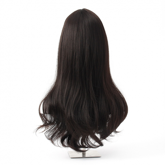 [언니네 가발] 내추럴 웨이브 긴머리 통가발(블랙)