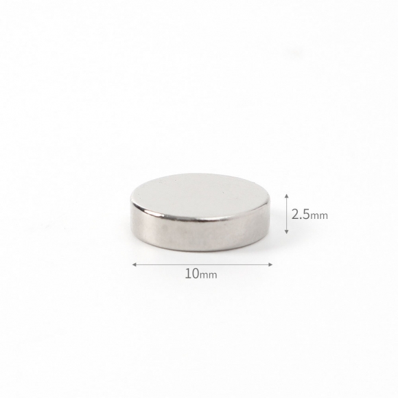 [몬스터킹] 초강력 네오디뮴 원형 자석 100개입(10x2.5mm)