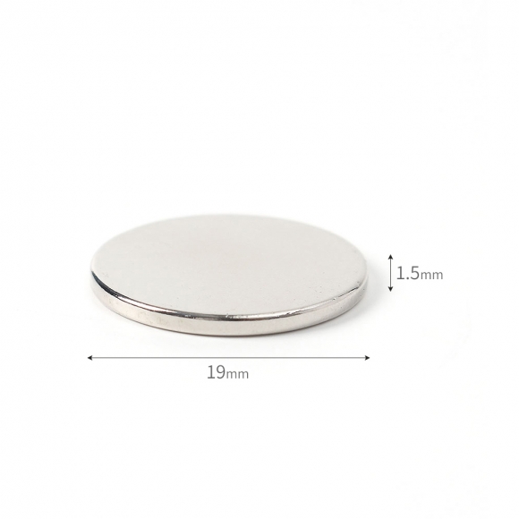 [몬스터킹] 초강력 네오디뮴 원형 자석 30개입(19x1.5mm)