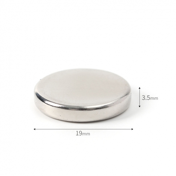 [몬스터킹] 초강력 네오디뮴 원형 자석 10개입(19x3.5mm)