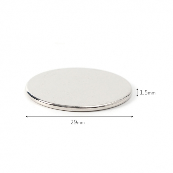 [몬스터킹] 초강력 네오디뮴 원형 자석 10개입(29x1.5mm)
