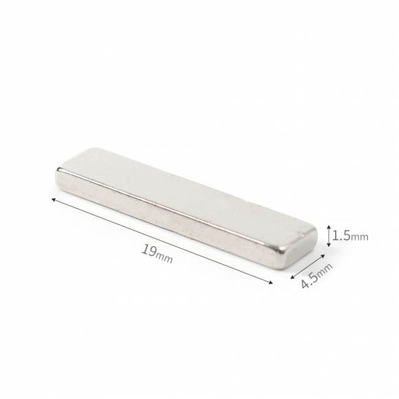 [몬스터킹] 초강력 네오디뮴 사각 자석 50개입(19x4.5x1.5mm)