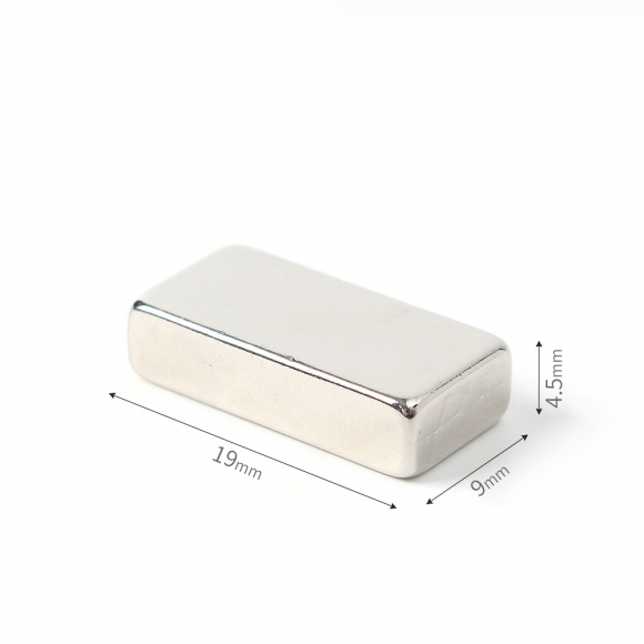 [몬스터킹] 초강력 네오디뮴 사각 자석 10개입(19x9x4.5mm)