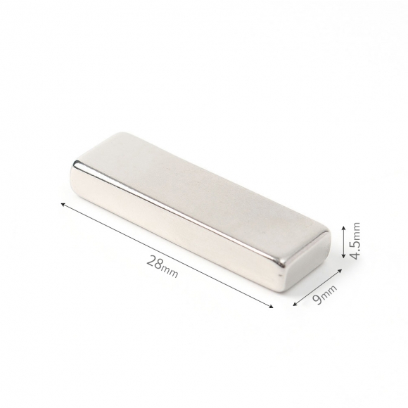 [몬스터킹] 초강력 네오디뮴 사각 자석 10개입(28x9x4.5mm)