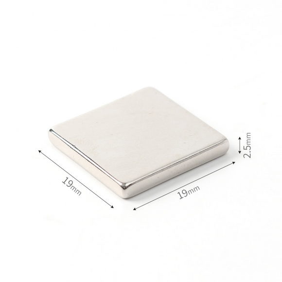 [몬스터킹] 초강력 네오디뮴 사각 자석 10개입(19x19x2.5mm)