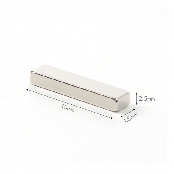 [몬스터킹] 초강력 네오디뮴 사각 자석 50개입(19x4.5x2.5mm)