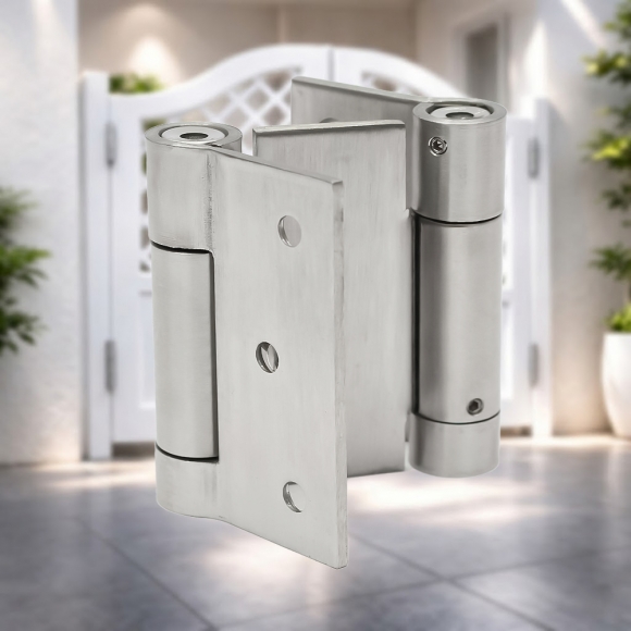 [영달철물] 스텐 자동닫힘 스윙경첩(73x76mm) (실버)