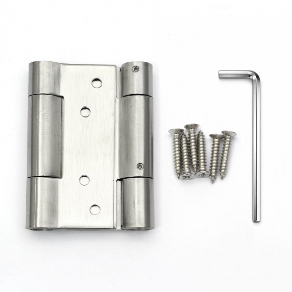 [영달철물] 스텐 자동닫힘 스윙경첩(73x100mm) (실버)