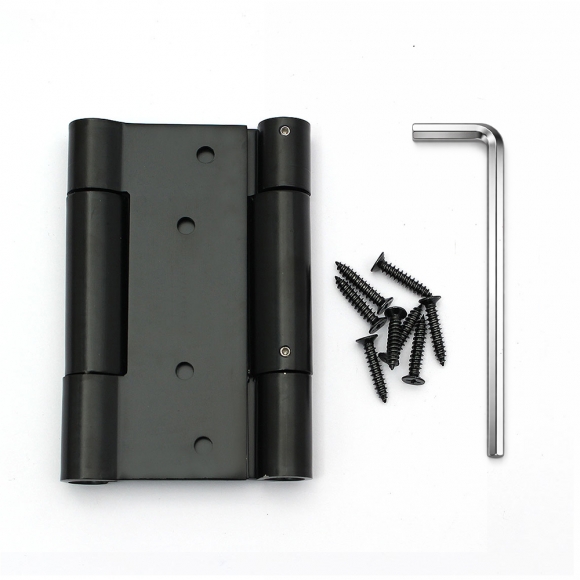 [영달철물] 스텐 자동닫힘 스윙경첩(83x125mm) (블랙)