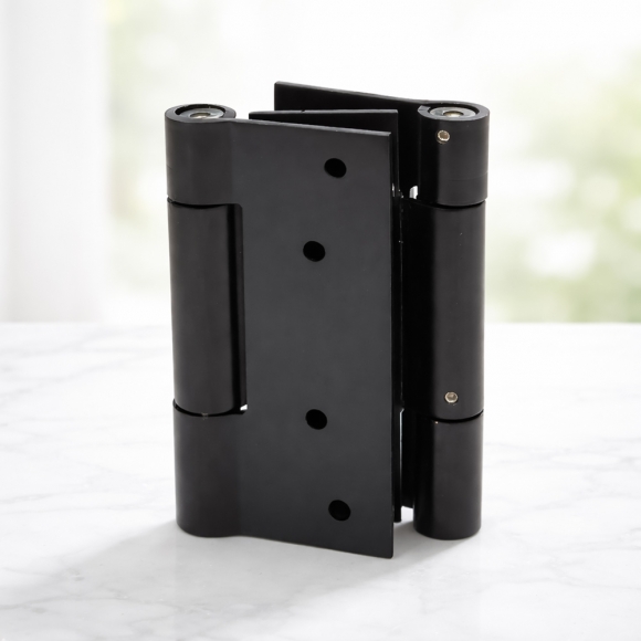 [영달철물] 스텐 자동닫힘 스윙경첩(83x125mm) (블랙)