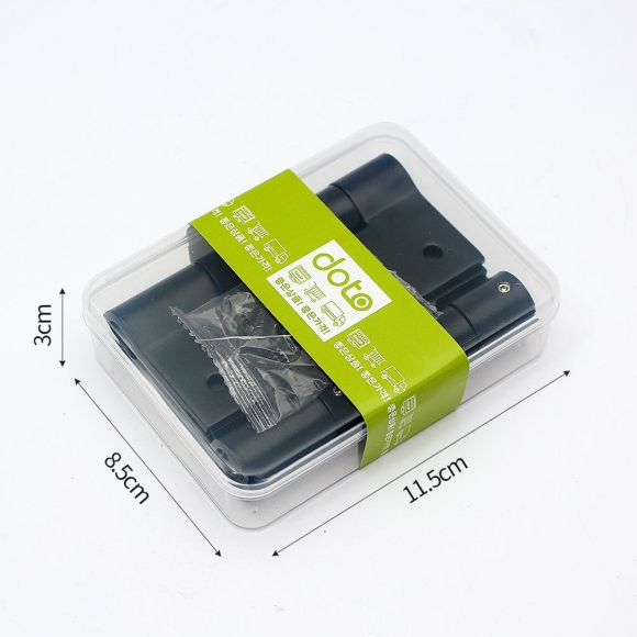 [영달철물] 스텐 자동닫힘 스윙경첩(73x100mm) (블랙)