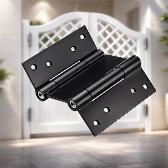 [영달철물] 스텐 자동닫힘 스윙경첩(73x100mm) (블랙)