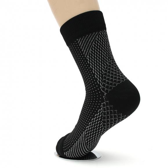 슬림픽스 탄력 발목 보호대 4p세트(XS-S) (블랙화이트)