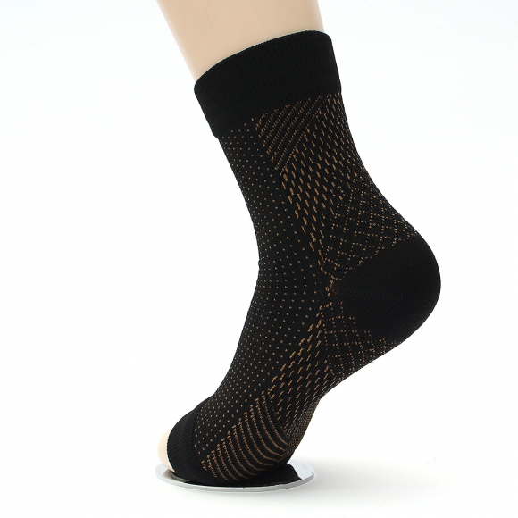 슬림픽스 탄력 발목 보호대 4p세트(XS-S) (블랙옐로우)