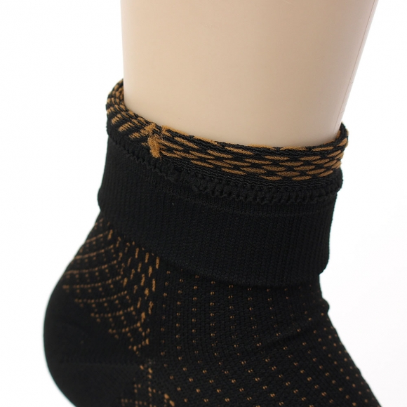 슬림픽스 탄력 발목 보호대 4p세트(XS-S) (블랙옐로우)