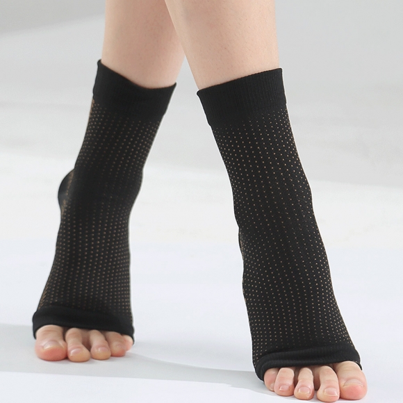 슬림픽스 탄력 발목 보호대 4p세트(XS-S) (블랙옐로우)