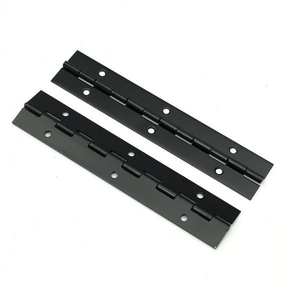 [영달철물] 150mm 피아노 경첩 2p세트(두께 1mm) (스틸+블랙)