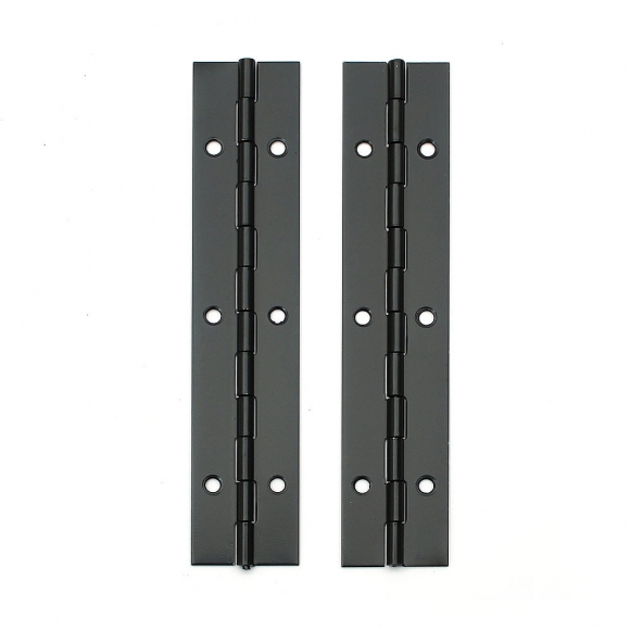 [영달철물] 150mm 피아노 경첩 2p세트(두께 1mm) (스틸+블랙)