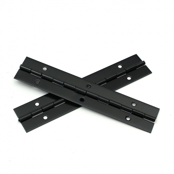 [영달철물] 150mm 피아노 경첩 2p세트(두께 1mm) (스틸+블랙)