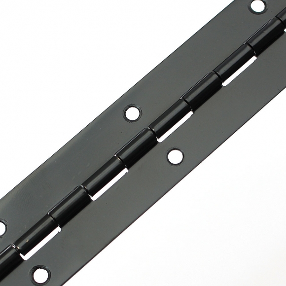 [영달철물] 400mm 피아노 경첩 2p세트(두께 1mm) (스틸+블랙)
