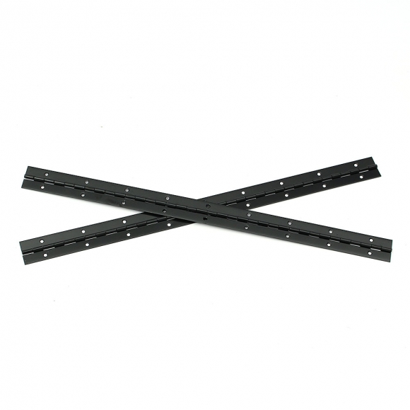 [영달철물] 450mm 피아노 경첩 2p세트(두께 1mm) (스틸+블랙)