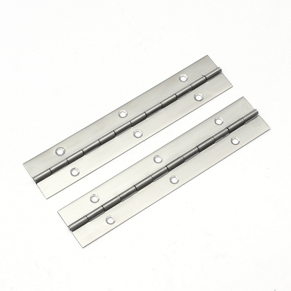[영달철물] 150mm 피아노 경첩 2p세트(두께 0.8mm) (스텐+실버)