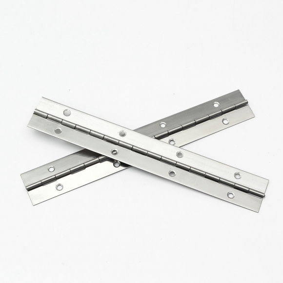 [영달철물] 200mm 피아노 경첩 2p세트(두께 0.8mm) (스텐+실버)