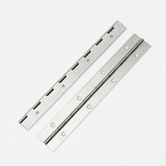 [영달철물] 200mm 피아노 경첩 2p세트(두께 0.8mm) (스텐+실버)