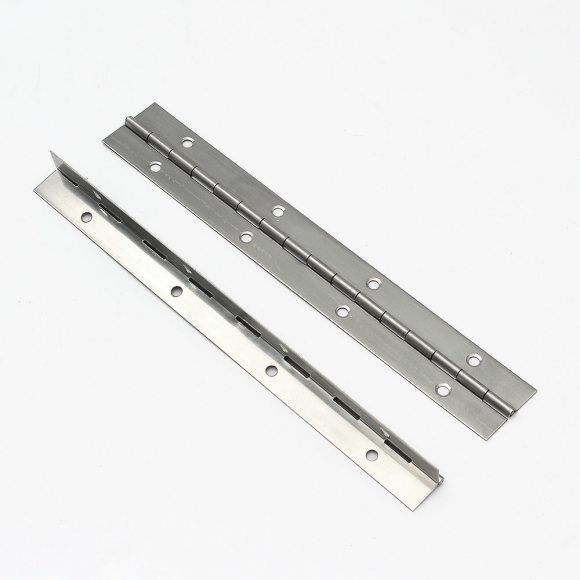 [영달철물] 200mm 피아노 경첩 2p세트(두께 0.8mm) (스텐+실버)