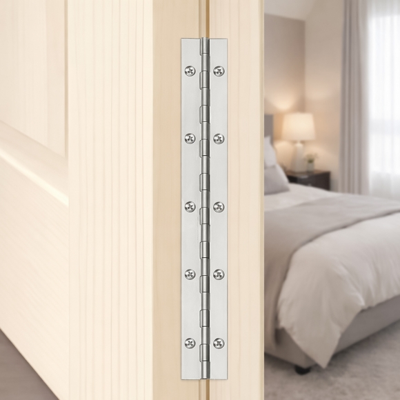 [영달철물] 250mm 피아노 경첩 2p세트(두께 1mm) (스텐+실버)