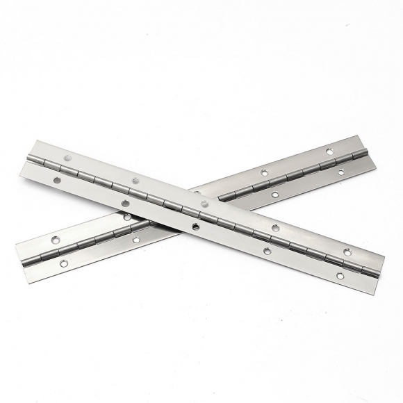 [영달철물] 250mm 피아노 경첩 2p세트(두께 1mm) (스텐+실버)