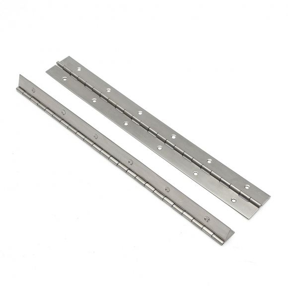 [영달철물] 300mm 피아노 경첩 2p세트(두께 1mm) (스텐+실버)