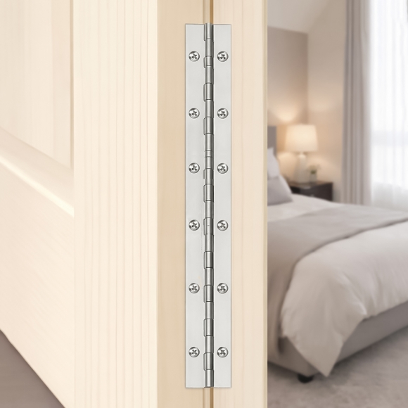 [영달철물] 300mm 피아노 경첩 2p세트(두께 1mm) (스텐+실버)